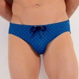 HOM Swimwear Hendaye bleu slip de bain