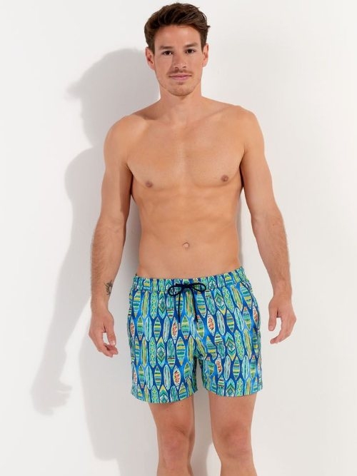 HOM Swimwear Marbella bleu maillot de bain pour homme