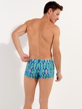 HOM Swimwear Marbella bleu boxeur nageur