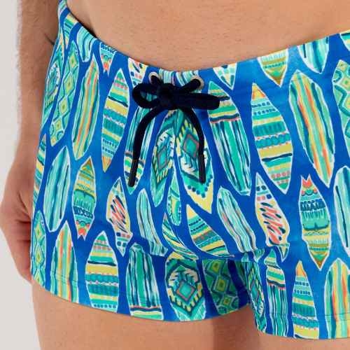 HOM Swimwear Marbella bleu boxeur nageur