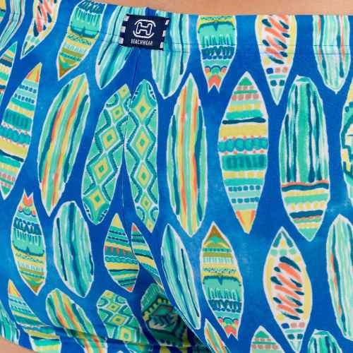 HOM Swimwear Marbella bleu boxeur nageur