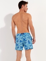 HOM Swimwear Tartane bleu maillot de bain pour homme