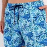 HOM Swimwear Tartane bleu maillot de bain pour homme