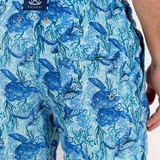 HOM Swimwear Tartane bleu maillot de bain pour homme