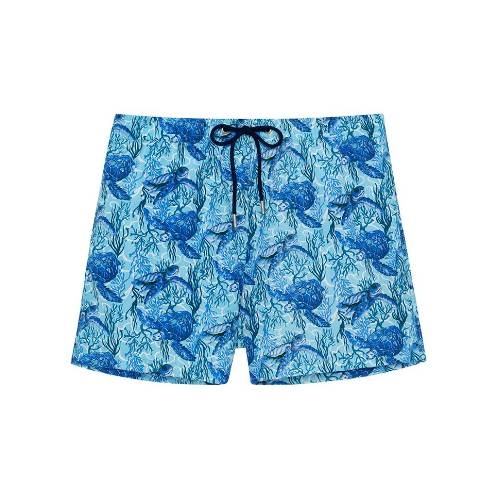 HOM Swimwear Tartane bleu maillot de bain pour homme