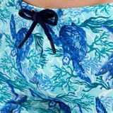 HOM Swimwear Tartane bleu boxeur nageur