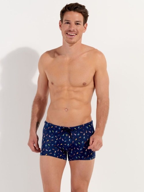 HOM Swimwear Summer bleu marine boxeur nageur