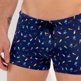 HOM Swimwear Summer bleu marine boxeur nageur