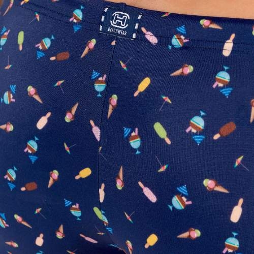 HOM Swimwear Summer bleu marine boxeur nageur