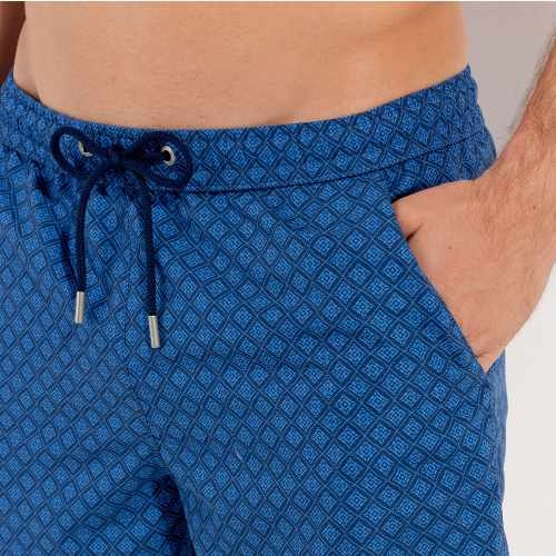 HOM Swimwear Hendaye bleu maillot de bain pour homme