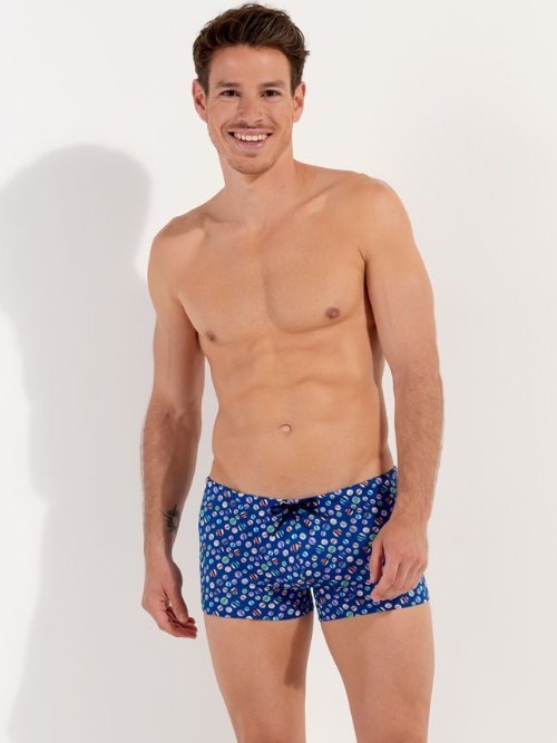 HOM Swimwear Socoa bleu marine boxeur nageur