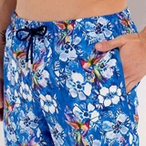 HOM Swimwear Colibris bleu maillot de bain pour homme