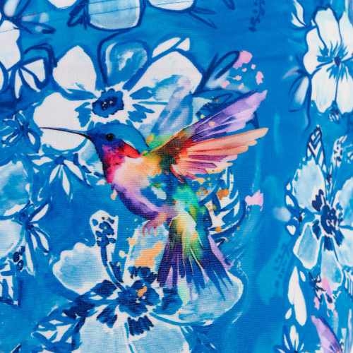 HOM Swimwear Colibris bleu boxeur nageur