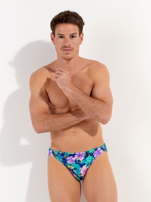 HOM Swimwear Balata bleu marine slip de bain