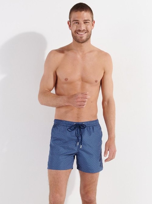 HOM Swimwear Morny bleu marine maillot de bain pour homme