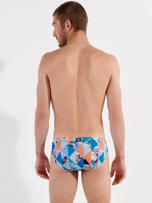 HOM Swimwear Port Cros bleu slip de bain