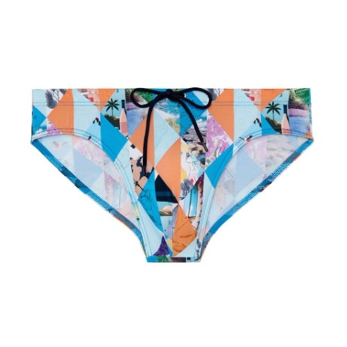 HOM Swimwear Port Cros bleu slip de bain