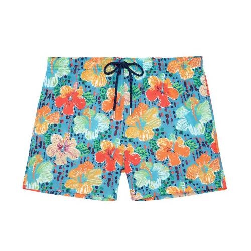 HOM Swimwear Dino turquoise maillot de bain pour homme