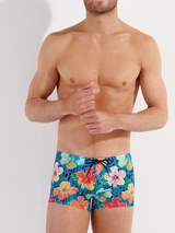 HOM Swimwear Dino turquoise boxeur nageur
