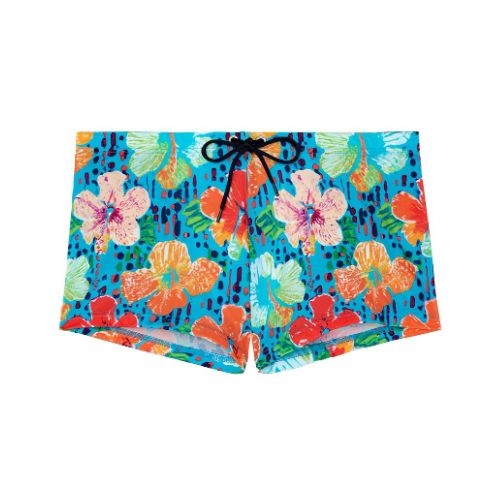 HOM Swimwear Dino turquoise boxeur nageur