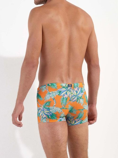 HOM Swimwear Gigaro orange boxeur nageur