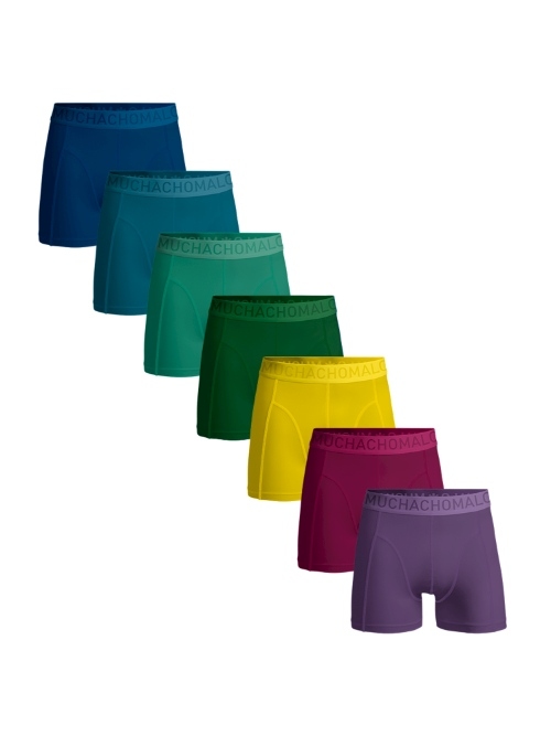 Muchachomalo Solid  bleu boxer en coton
