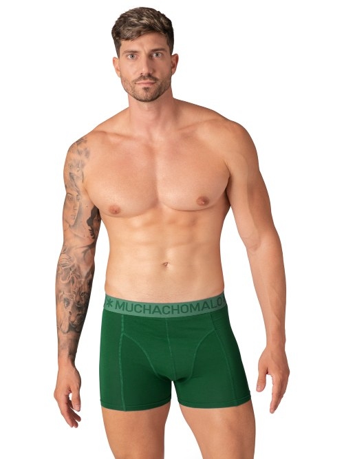 Muchachomalo Solid  bleu boxer en coton