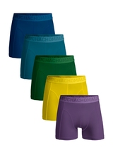 Muchachomalo Solid  bleu boxer en coton