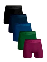 Muchachomalo Solid  noir boxer en coton