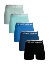 Muchachomalo Solid  noir boxer en coton