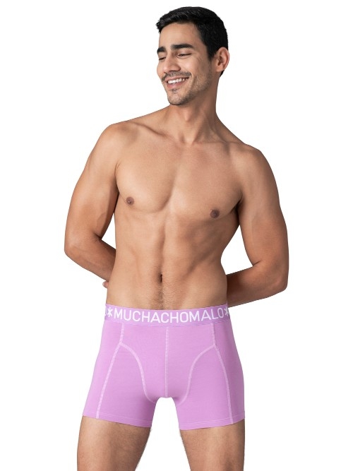 Muchachomalo Solid  rouge boxer en coton