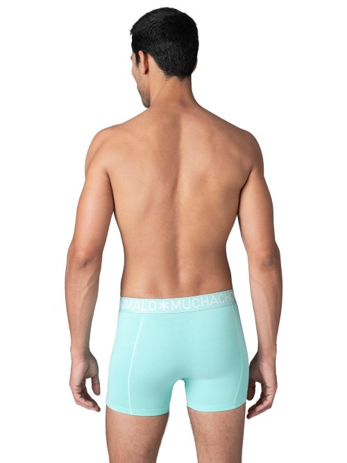 Muchachomalo Solid  bleu boxer en coton