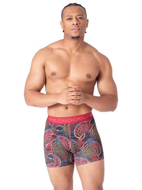 Muchachomalo Imagination rouge boxer en coton