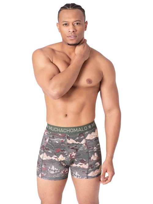 Muchachomalo Imagination rouge boxer en coton