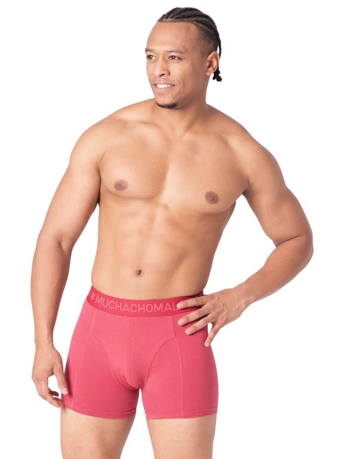 Muchachomalo Imagination rouge boxer en coton