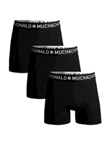 Muchachomalo Solid  noir boxer en coton