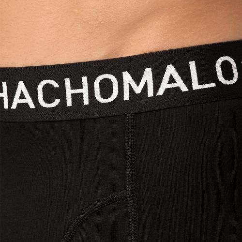 Muchachomalo Solid  noir boxer en coton