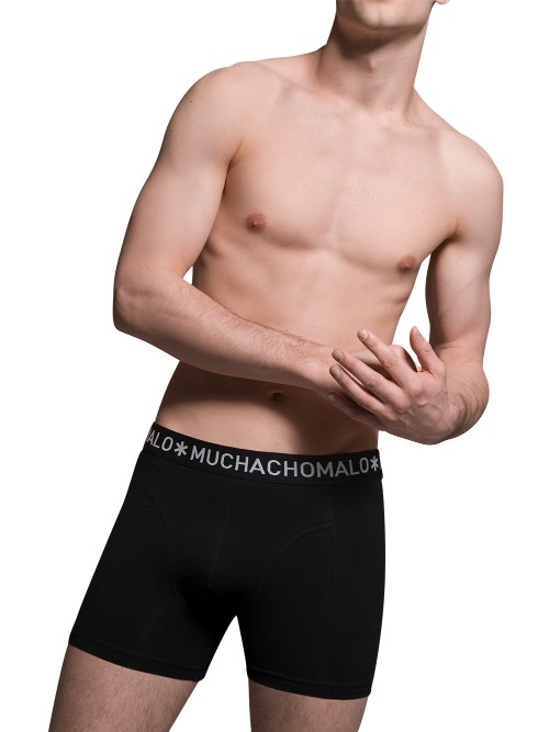 Muchachomalo Solid  bleu marine boxer en coton