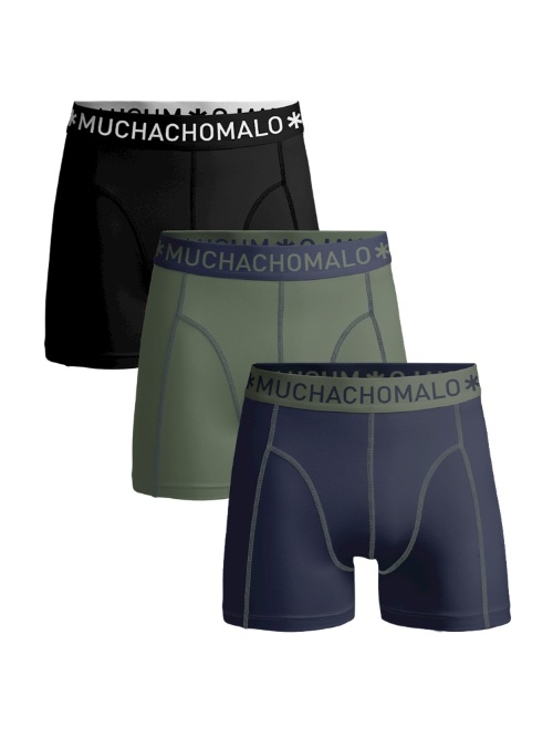Muchachomalo Solid  bleu marine boxer en coton