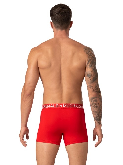 Muchachomalo Solid  noir boxer en coton