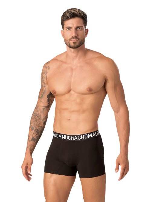 Muchachomalo Solid  bleu marine boxer en coton