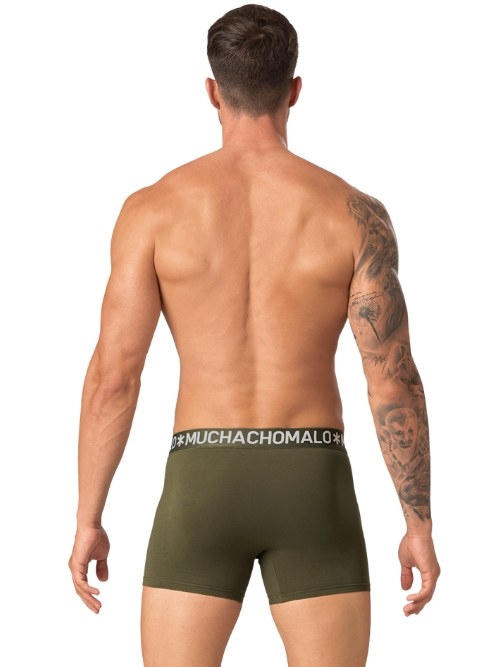 Muchachomalo Solid  bleu marine boxer en coton