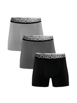 Muchachomalo Solid  noir boxer en coton