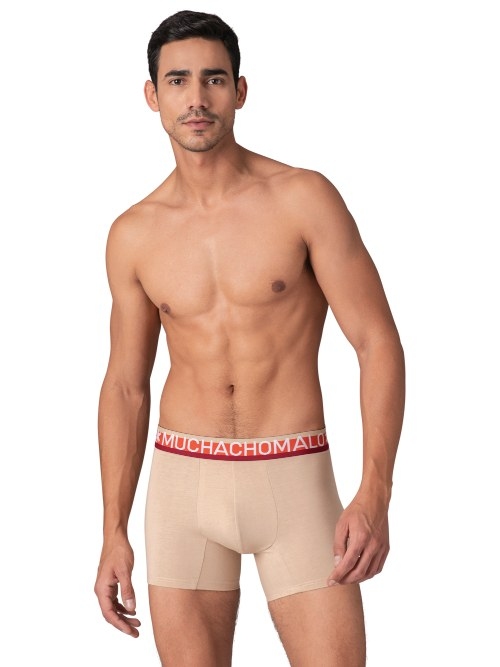 Muchachomalo Solid  rouge boxer en coton