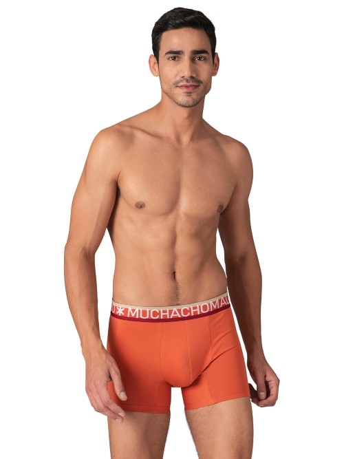 Muchachomalo Solid  rouge boxer en coton
