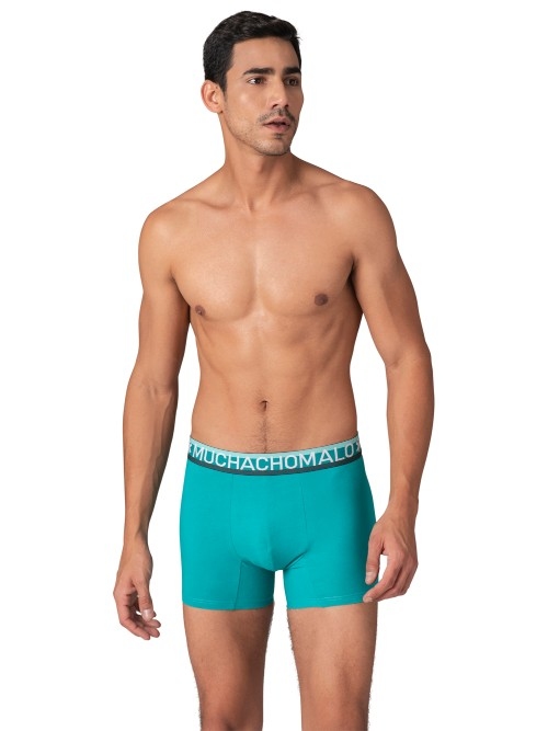 Muchachomalo Solid  vert boxer en coton