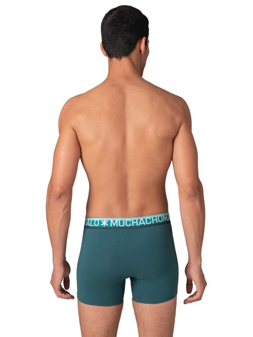 Muchachomalo Solid  vert boxer en coton
