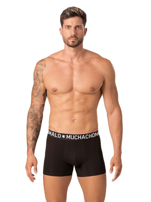 Muchachomalo Solid  bleu marine boxer en coton