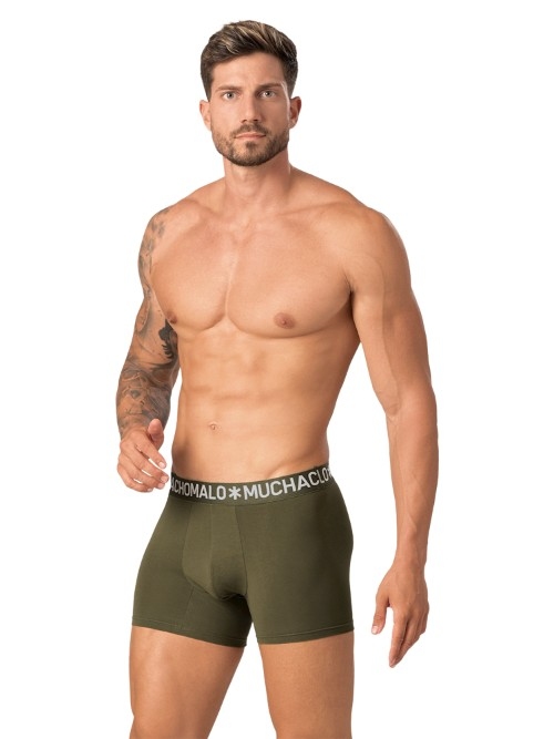 Muchachomalo Solid  bleu marine boxer en coton