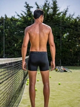 Muchachomalo Solid  noir sport boxer